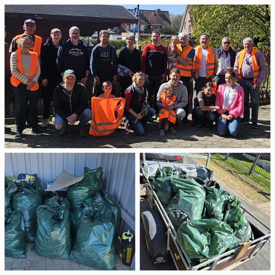 Müllsammlung April 2025